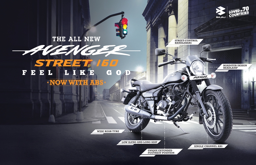 Bajaj unveils all-new Avenger Street 160 ABS in Nepal