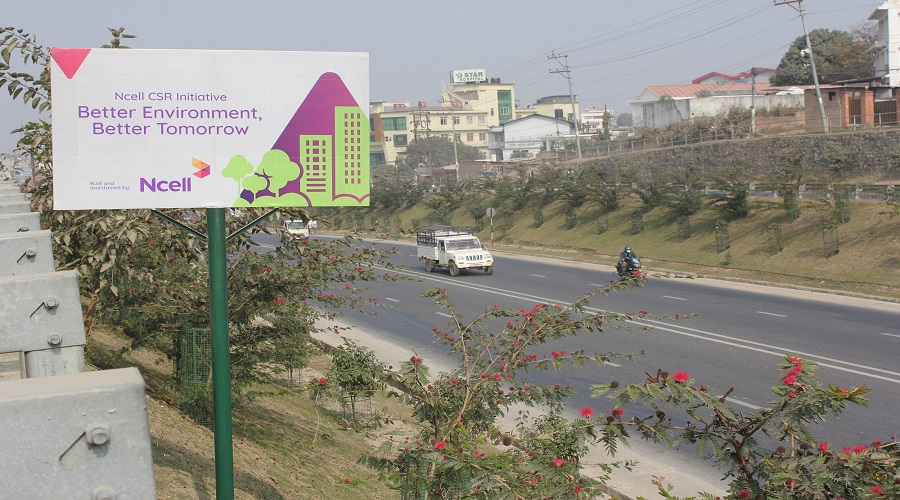 Ncell’s Green Drive: To beautify 10.2 km stretch of Ring Road