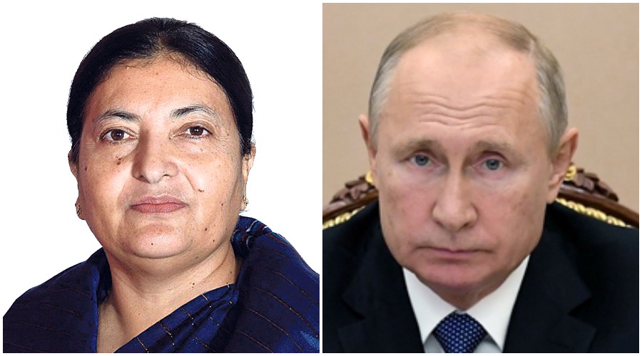President Bhandari writes to Russian counterpart Putin to facilitate vaccine supply to Nepal