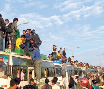 Pre-booking of bus tickets for Dashain festival opens today