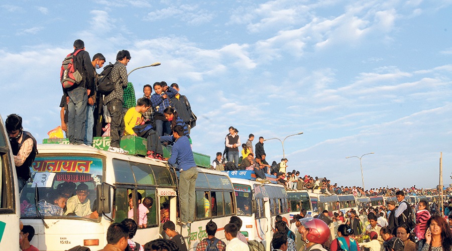 Pre-booking of bus tickets for Dashain festival opens today