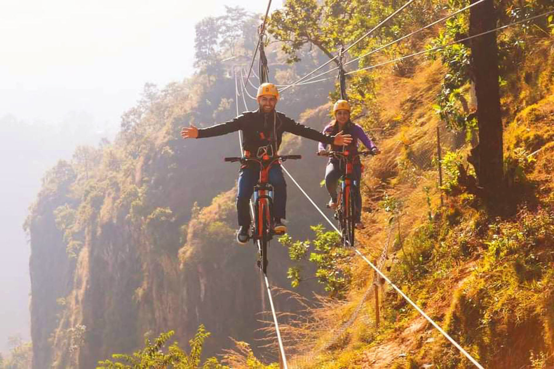 World’s tallest and longest Sky Cycling begins in The Cliff, Kusma
