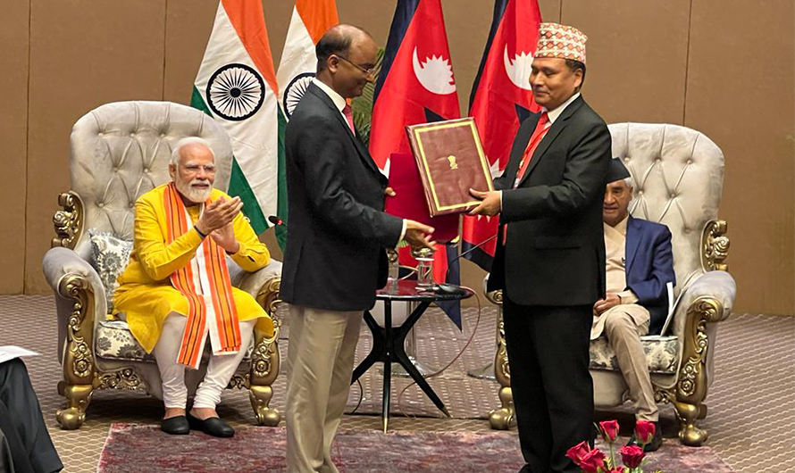 Nepal, India sign MoU to construct Arun-4 hydropower project