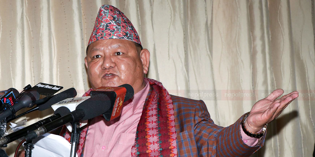 Tourism Minister Ale submits resignation to his party chairman Madhav Nepal