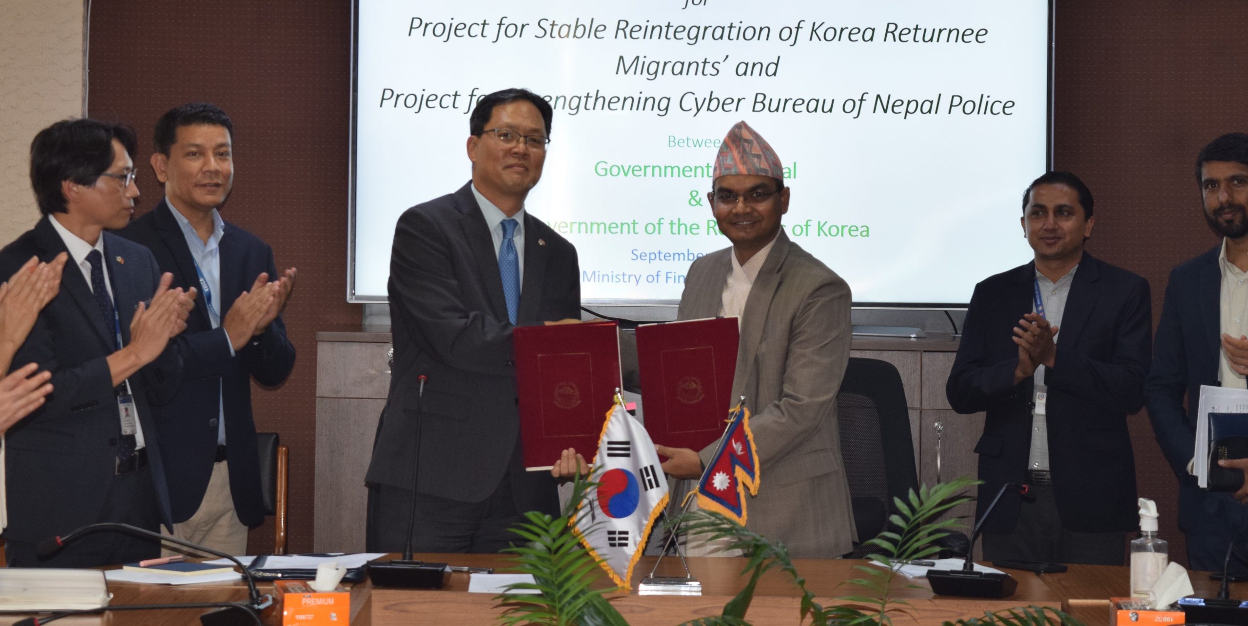 Nepal, Korea sign two agreement worth Rs 2 billion