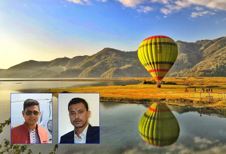 Santa Bahadur and Sudhir became Nepal’s first hot air balloon technicians