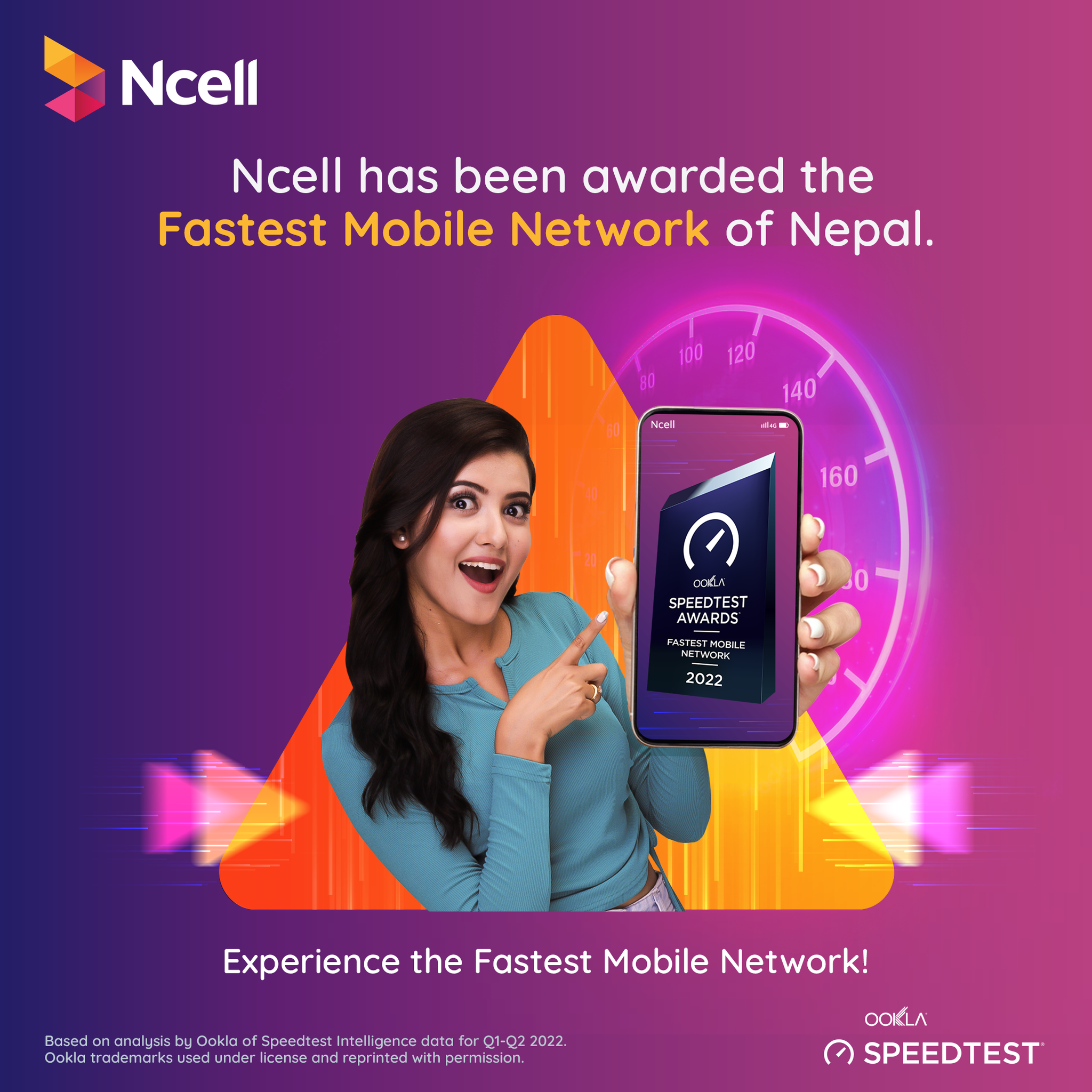 ‘Ncell is Nepal’s Fastest Mobile Network’
