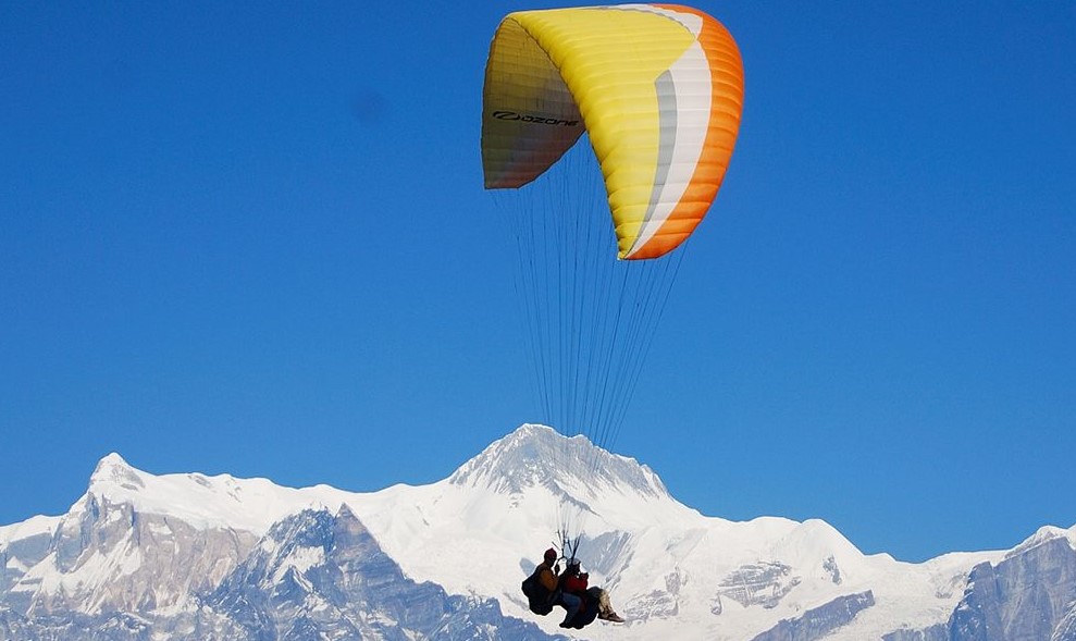 Test flights of paragliding conducted in Phulchowki-Kushadevi