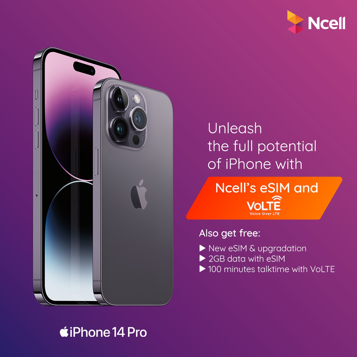 Ncell VoLTE now available on iOS