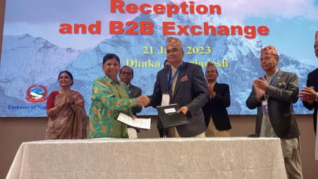 Hospitality associations of Nepal and Bangladesh sign landmark MoU to boost tourism