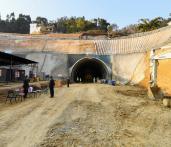 Nagdhunga-Naubise main tunnel breaks through, traffic operational expected in a year