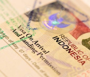 Sticker Visa required for travel to Indonesia from Nepal