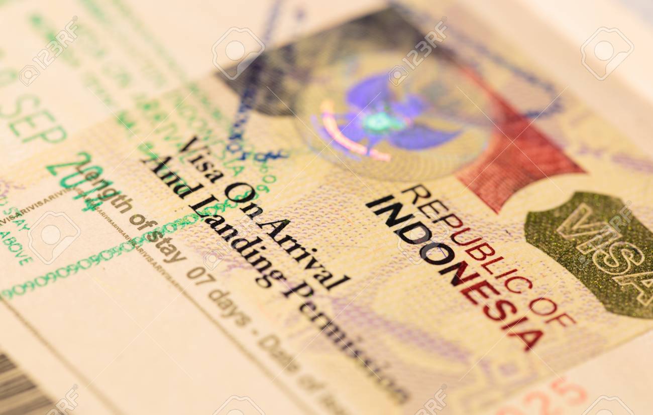 Sticker Visa required for travel to Indonesia from Nepal