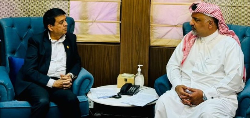 FNCCI President Dhakal meets Qatari ambassador