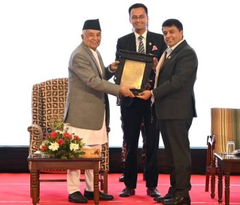 FNCCI President Dhakal receives corporate excellence award