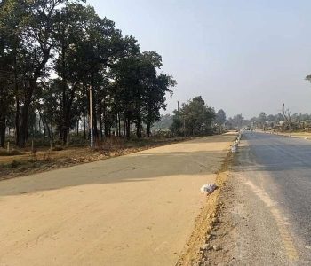 Daunne section of Mahendra Highway nears completion, Concrete road designed to last at least 30 years