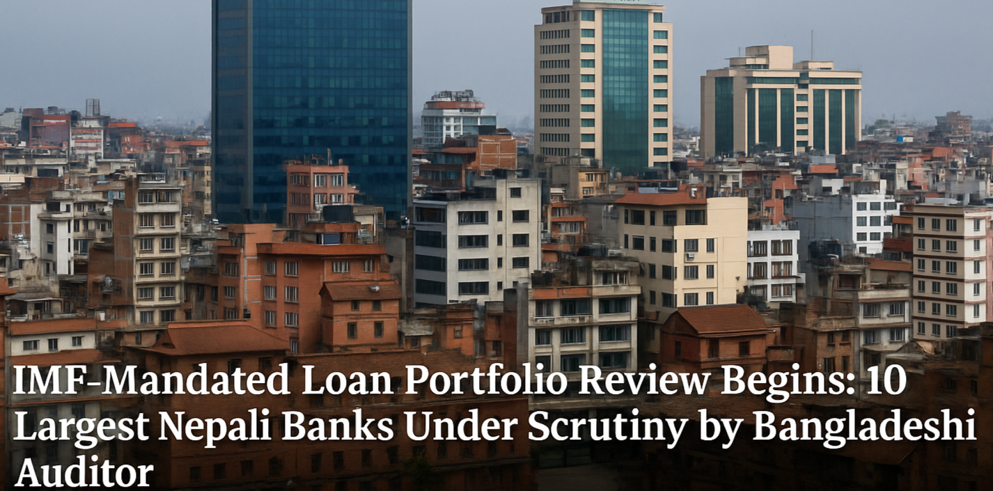 Bangladeshi firm to audit 10 major commercial banks of Nepal under IMF-mandated asset quality review