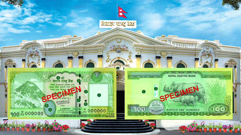 Nepal Rastra Bank releases new Rs 100 note featuring Nepal’s territorial map from today