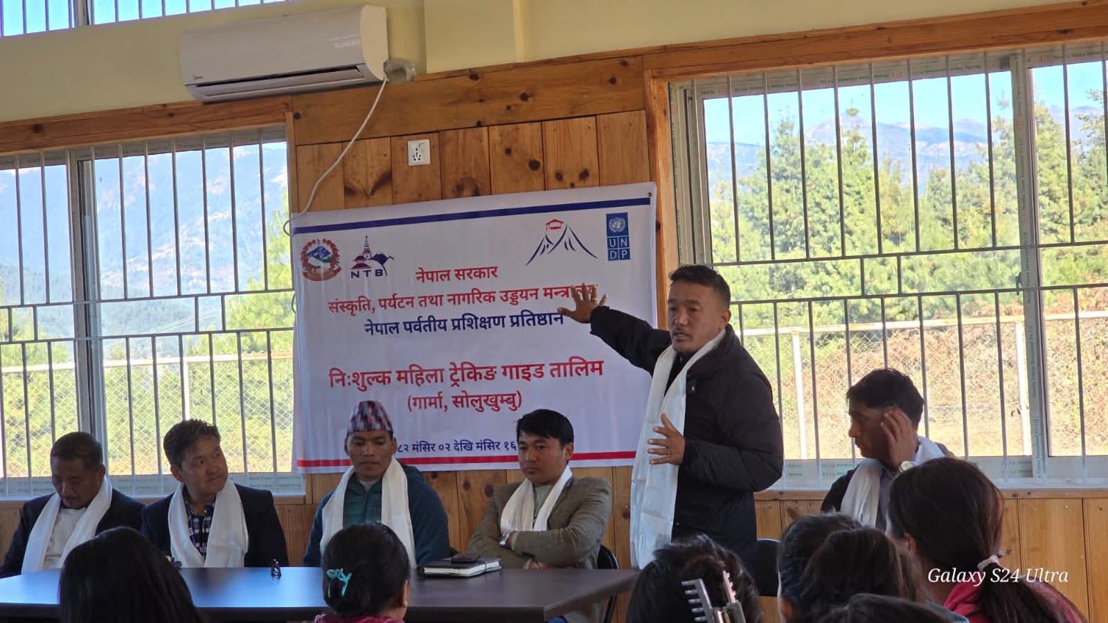 NTB and UNDP roll out 15-day free women trekking guide program in Solukhumbu