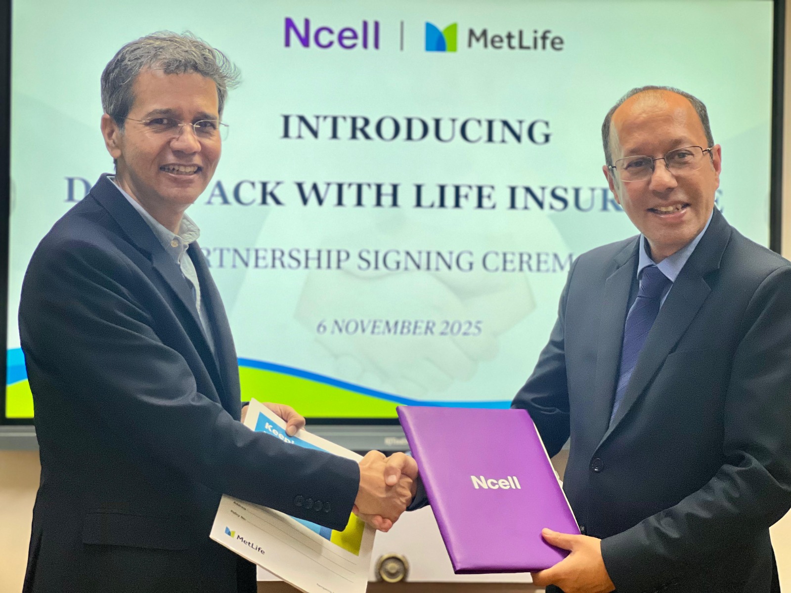 Ncell’s data pack users to receive MetLife’s Insurance Protection