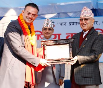 Govt honors top taxpayers; Raj Bahadur Shah emerges as Nepal’s highest individual taxpayer for FY 2080/81
