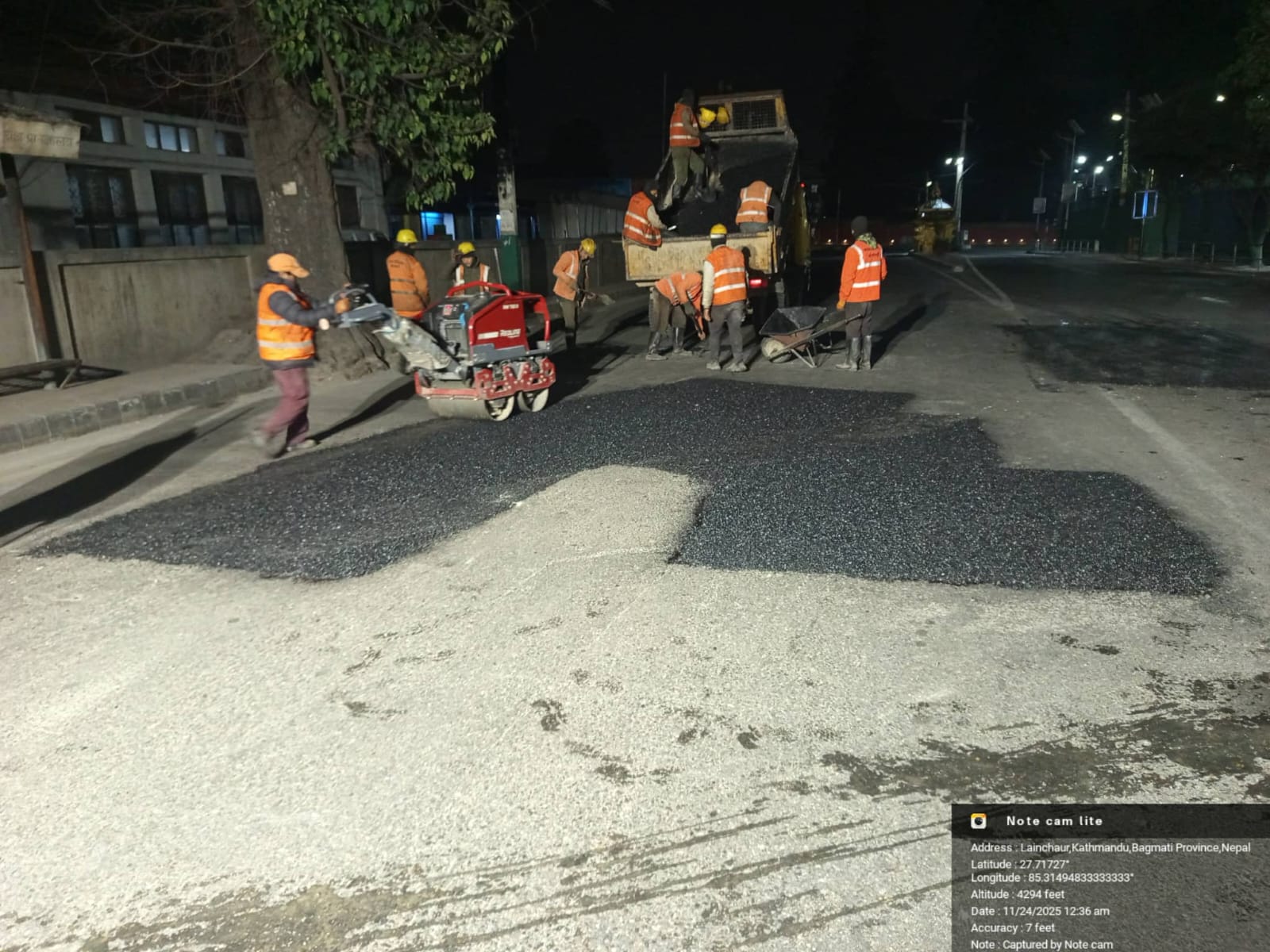Govt speeds up winter road repairs as Kathmandu’s potholes finally get timely attention
