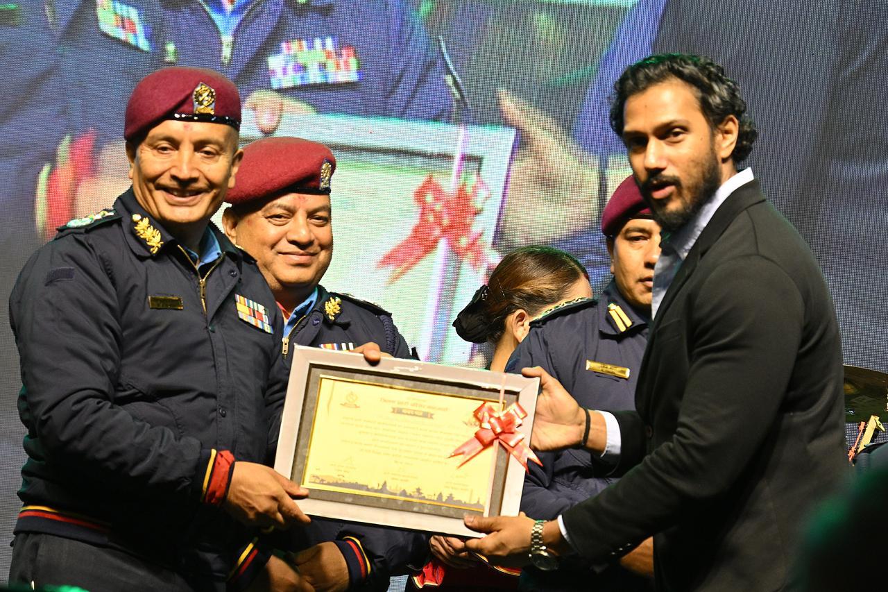 Nepal Police honors Golyan Group chairman Akshay Golyan