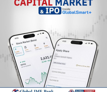 Global IME Bank launches IPO application facility and live market updates via ‘Global Smart Plus’ app