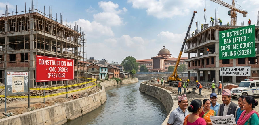 Kathmandu Metro lifts construction ban on riverbank land following Supreme Court ruling