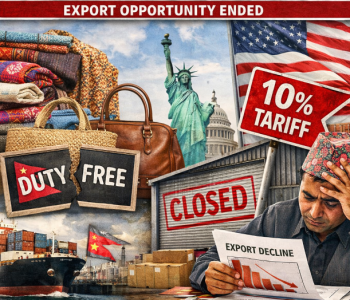 Nepal fails to capitalize on duty-free access as US ends trade preference for 77 domestic products