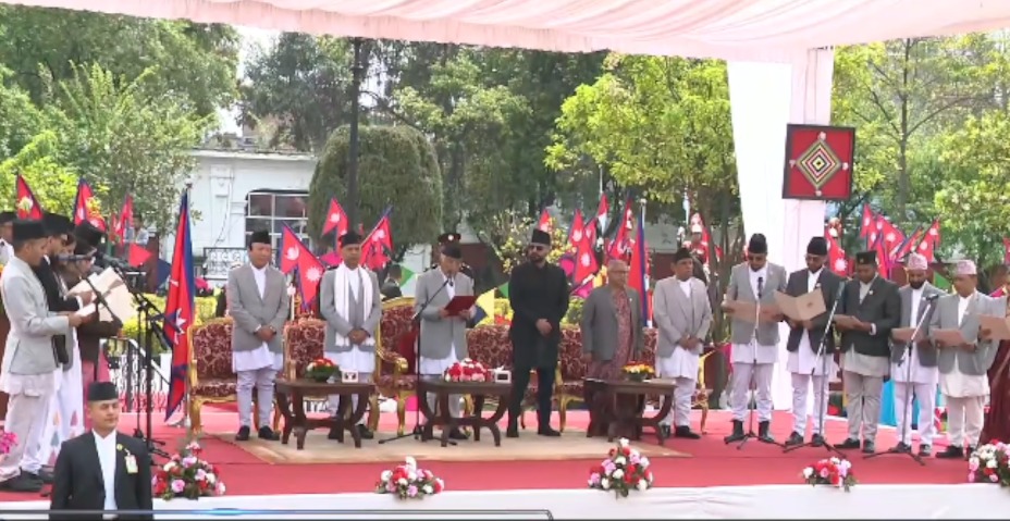 Balen Shah sworn in as Nepal’s 43rd Prime Minister, 14-member cabinet takes oath