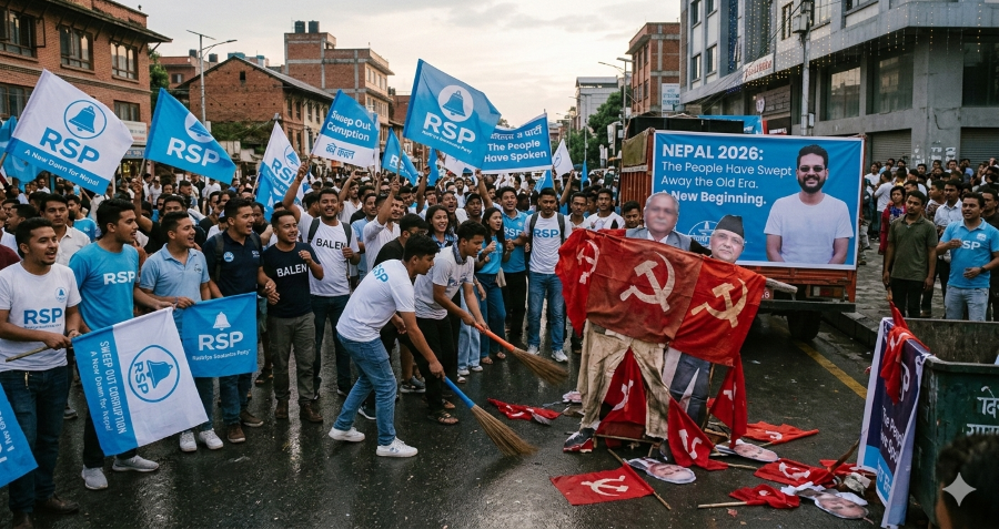 RSP Political Tsunami sweeps away ‘so-called’ communist strongholds across Nepal