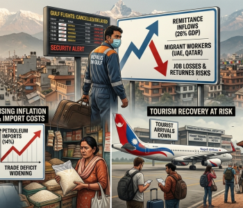 US,Israel–Iran war raises economic red flags for Nepal: remittance, inflation, and growth at risk
