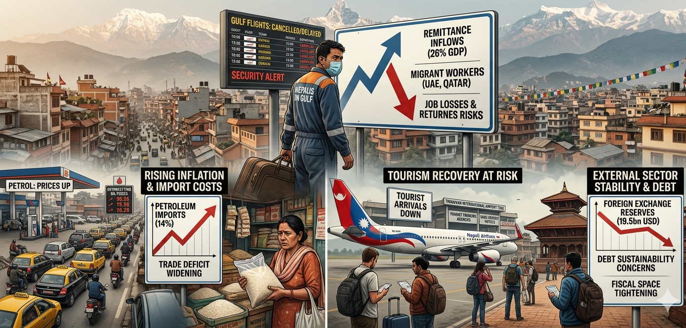 US,Israel–Iran war raises economic red flags for Nepal: remittance, inflation, and growth at risk