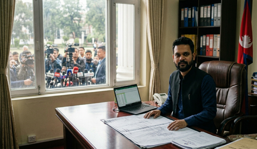 Nepal PM Balen Shah maintains media silence, Declines hundreds of global media interview requests since taking office