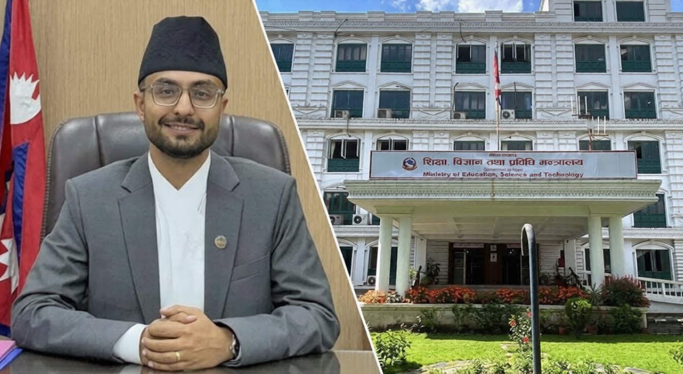 Sasmit Pokharel Education Minister