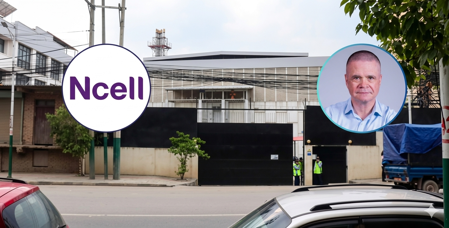 Ncell CEO Foley Nakkhu Office tax paid