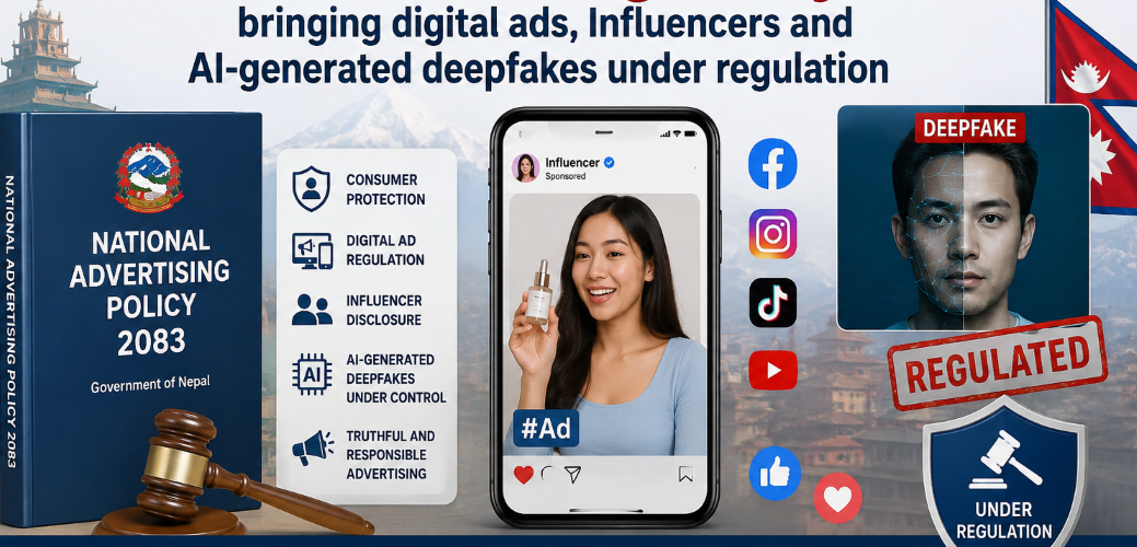 Nepal approves National Advertising Policy 2083, bringing digital ads, Influencers and AI-generated deepfakes under regulation